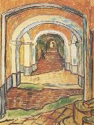 Vincent Van Gogh Corrdor in Saint-Paul Hospital (nn04) Sweden oil painting artist